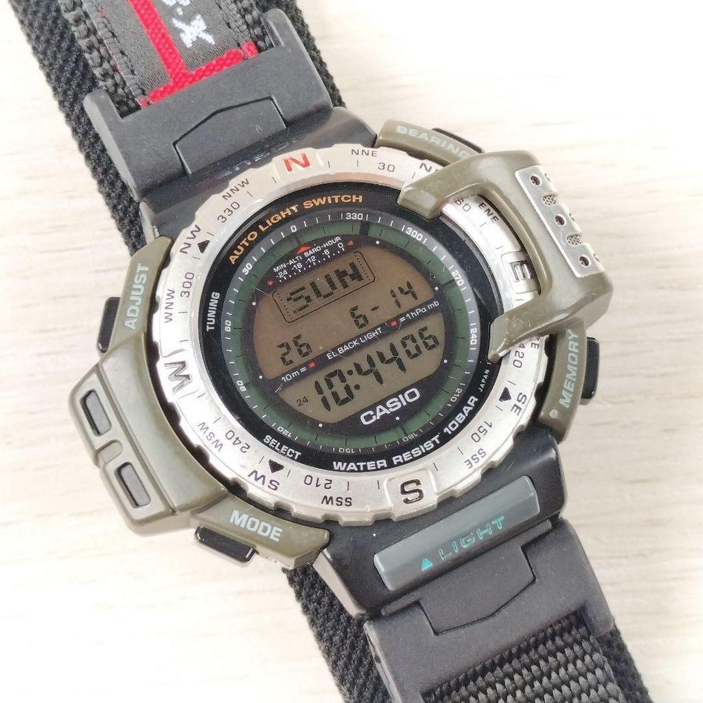 Used CASIO PROTREK PRT-40 Made In Japan Quartz Working Condition