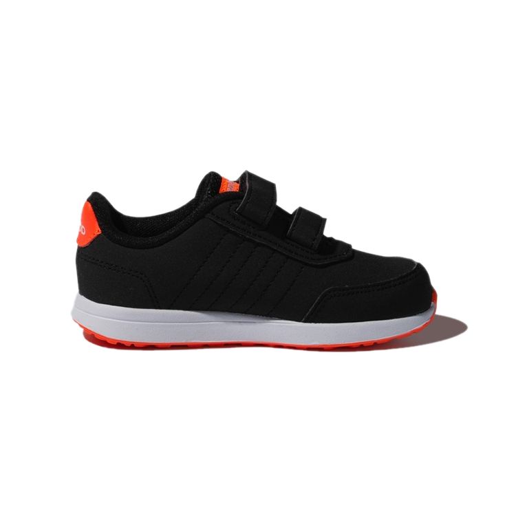 adidas Neo Vs Switch 2 Versatile Breathable Velcro Durable Low-Top Walking Shoes Baby Shoes Black White EG1592