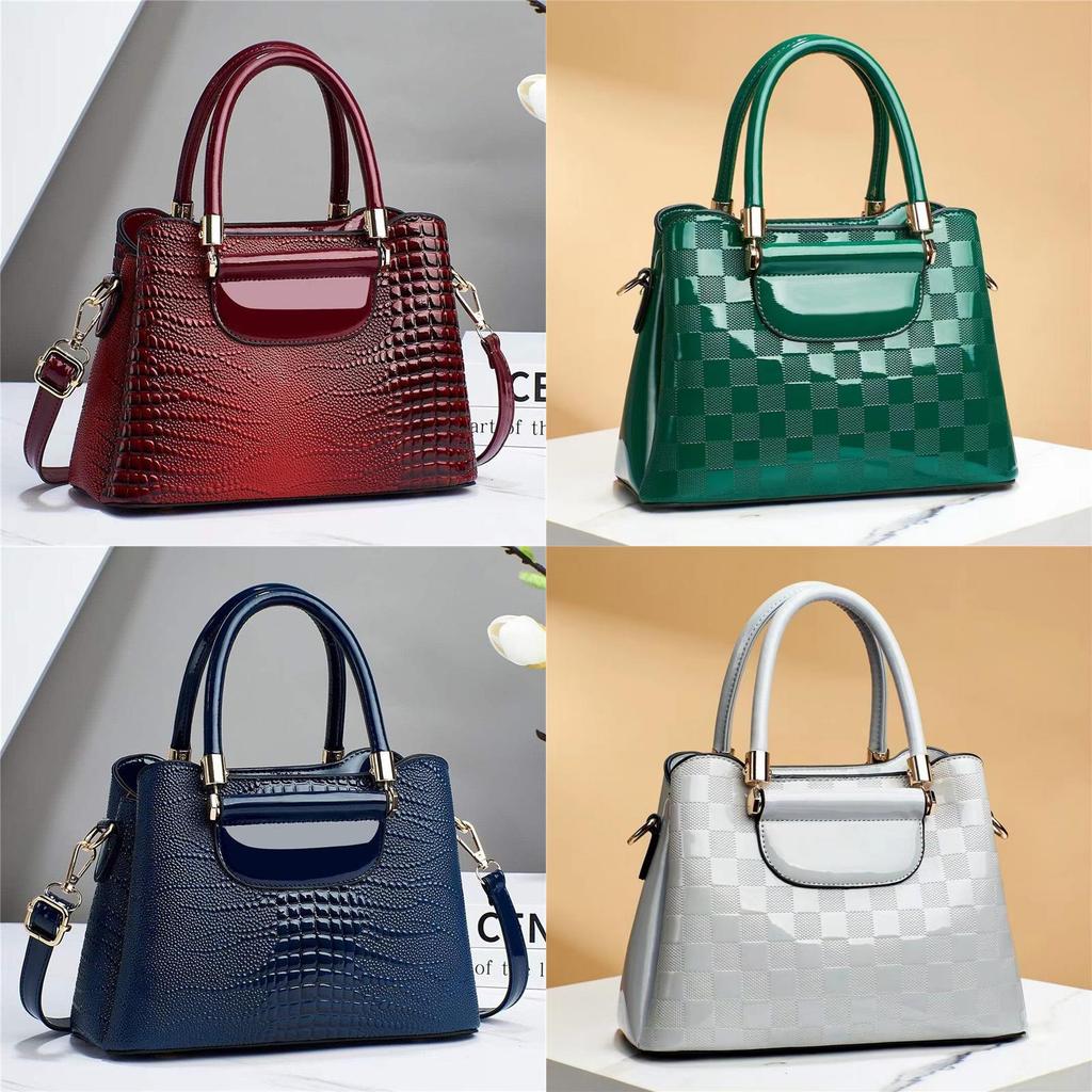Stone Grain Genuine Leather Small Crossbody Bag With Inner Pocket For Casual Wear