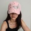 Stylish Rhinestones Baseball Hat for Women with Blingbling Butterfly Design and Sun Protective Duckbill for Everyday Wear