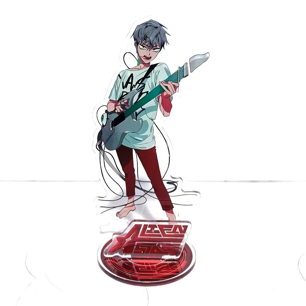 Kawaii Alien Stage Acrylic Stand Luka Mizi Room Decor Ivan Till Model Action Figure Desktop Ornaments Birthday Gift For Fans