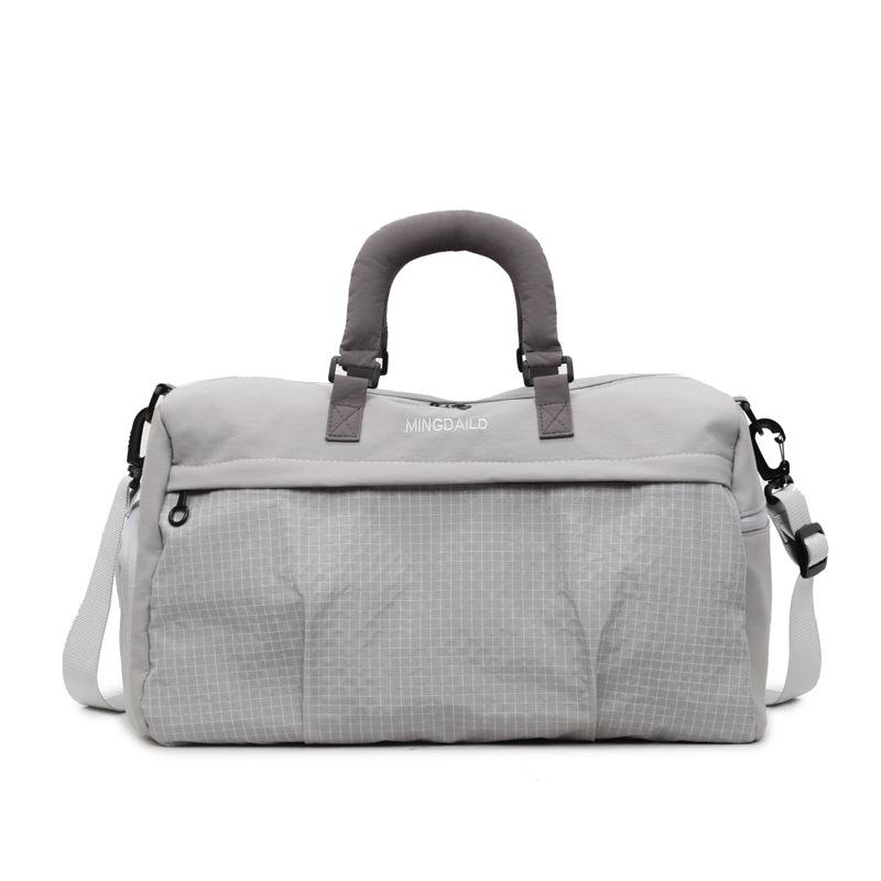 Fitness Bag New Large-capacity Travel Bag Women's Fashion Lightweight Portable Messenger Sports Fitness Bag Short-distance Storage Bag