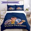 Messi 315 Customize your name Bedding Set Breathable Duvet Cover with Pillowcases Home Decoration Birthday Gift