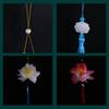 Glowing Flower Lantern Portable Lotus LED Lantern Lotus Light Mid-Autumn Lantern Festival Lantern