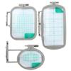 3pcs Embroidery Frame Hoop Sets Household Multifunctional Embroidery Sewing Machine Sets for Home