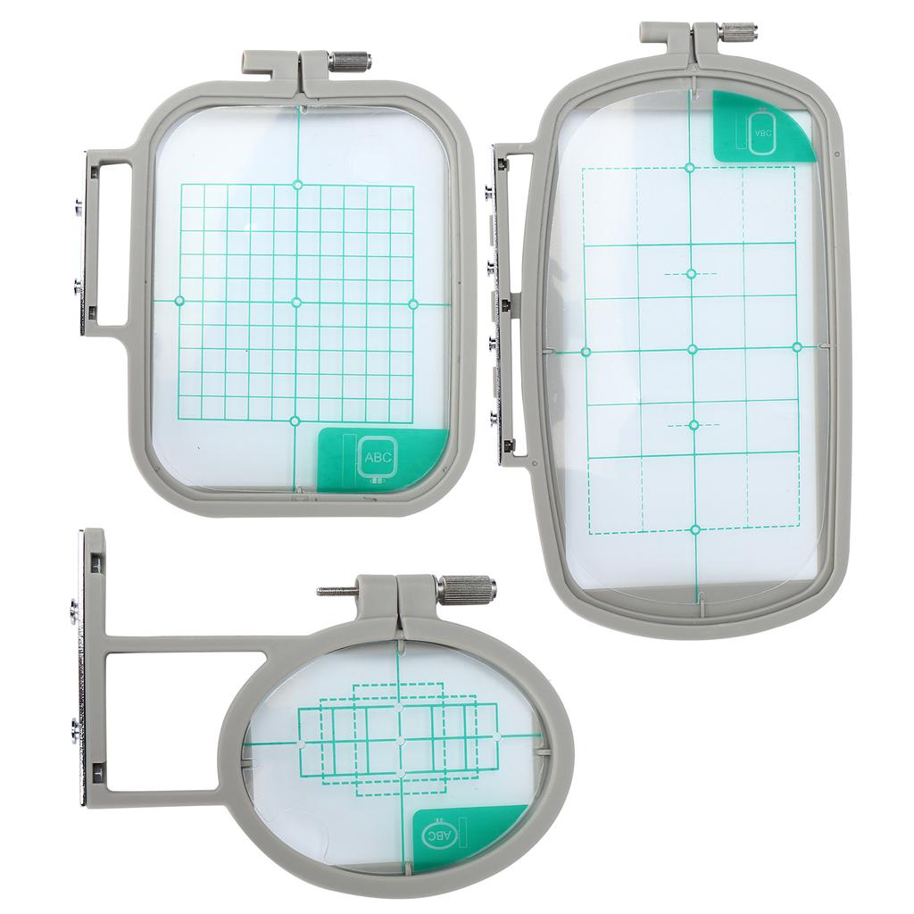 3pcs Embroidery Frame Hoop Sets Household Multifunctional Embroidery Sewing Machine Sets for Home