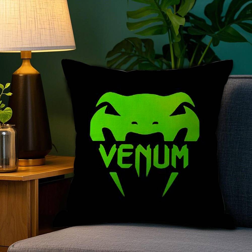 Cool V-Venum Pillow Case Sofa Living Room Bedroom Double-sided Printing Square Cushion Nap Time Cushion Cover