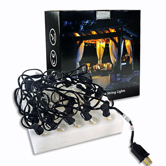 Popular LED G40 Globe String Lights for Patio: Waterproof 25FT to 50FT Outdoor Decorative Atmosphere.