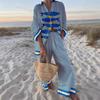 Creative Fish Shading Casual Suit Loose Sports Wide-leg Pants, Marine Elements Cross-border Youth Jacket Summer