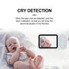 3.5" Baby Monitor with Color Display, Night Light, Temperature & Cry Detection, Two-Way Talk