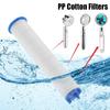 8 Pcs Shower Head Filter Filters Cotton Replacement Pp Cartridge Handheld Hose with Propeller Fan Pressure Supercharge Hydro Water