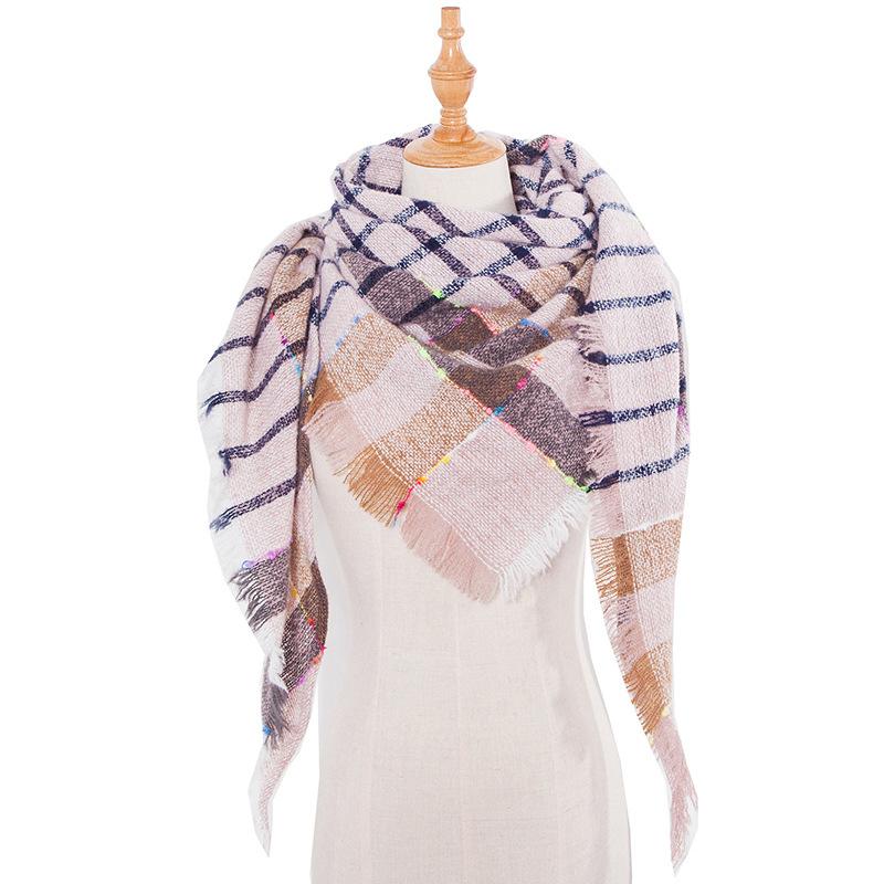 Fashion Imitation Cashmere Women Triangle Scarf Autumn Winter Scarve Pashmina Mujer Female Echarpe Hiver Foulard Bufanda Shawls
