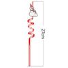 Spiral Christmas Plastic Straw Food Grade Christmas Party Decor Christmas Cartoon Straw  Children