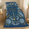 Sherlock Holmes Novel Character Throw 240g Flannel Blanket, Suitable for Sofas, Beds, Offices, Exquisite Gift Blankets