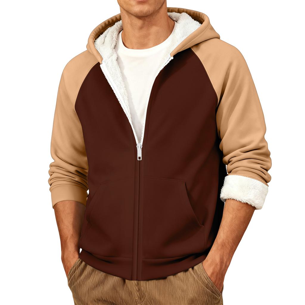 Men's Casual Warm Hooded Jacket