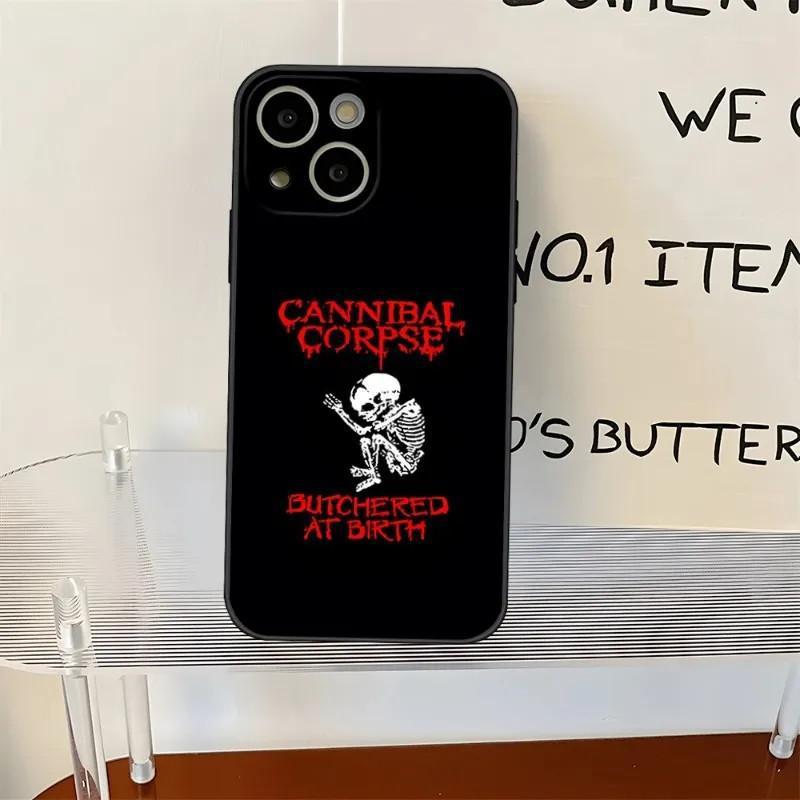iPhone15 mobile phone case, cannibal corpse mobile phone case, painted anti-drop, anti-drop mobile phone case.