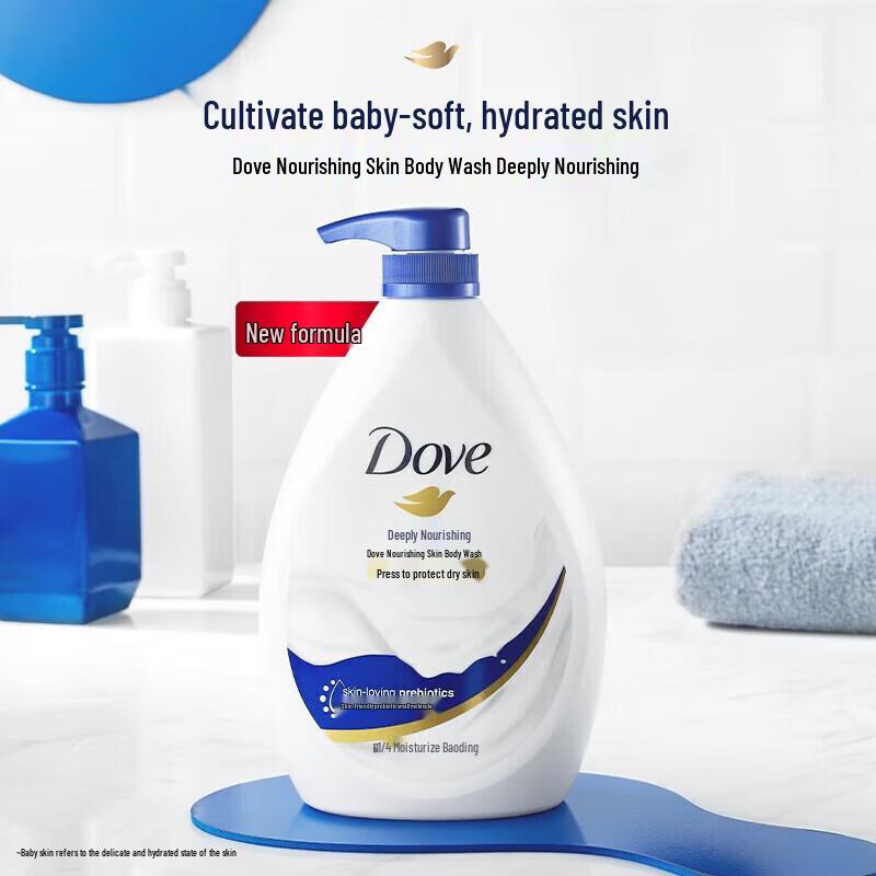 Dove Deep Nourishing Body Wash Twin Pack