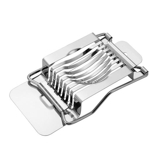 Household Stainless Steel Boiled Egg Slicer Section Cutter Kitchen Supplies Sale Goods