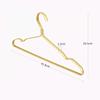 Złoty Wieszak na Ubrania Matowy Solidny Stop Aluminium Wieszaki Ekspozycyjne na Ubrania Spodnie Organizer do Garderoby Suszarka Balkonowa