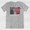 Mtv Music Television Tshirt 90s Old School Logo Boombox On Ring Spun Cotton Tee