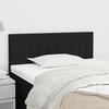 Vidaxl Bed Headboard, Black, 100X5X78/88 Cm, Fabric