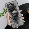 Skull Head Flower Art Phone Case For Samsung Galaxy A15 A35 A55 A52 A53 A54 A33 A34 A25 A05S A16 A14 A05 A51 A52S A71