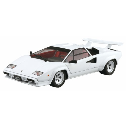 Aoshima Bunka Kyozai 1/24 The Supercar Series No. 9 1985 Lamborghini Countach 5000QV Plastic Model