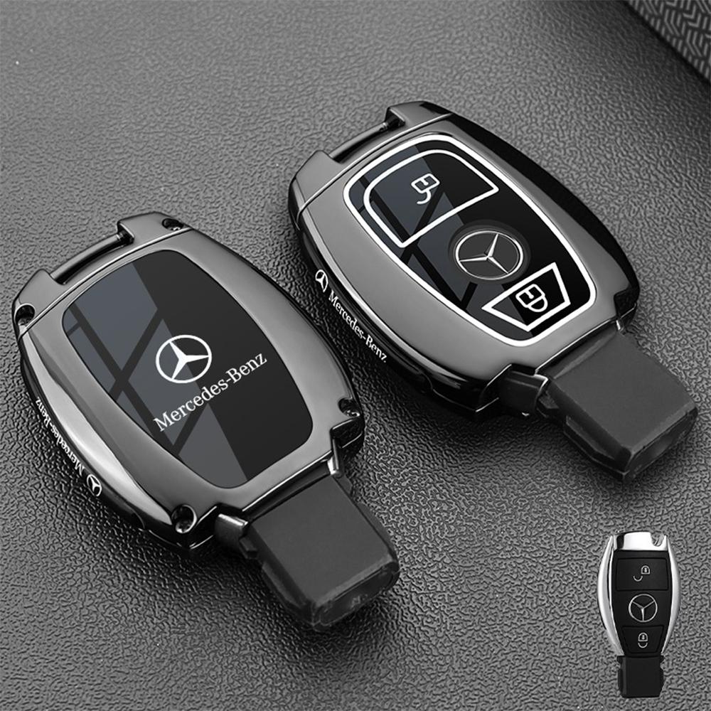 2/3 Buttons For Mercedes Benz A B G R Class GLA GLK W176 W204 W251 W463 Zinc Alloy Car Remote Key Case Cover Fob Accessories