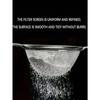 Fine Mesh Strainer, Stainless Steel Sieve Ladle, Multifunctional Kitchen Tool