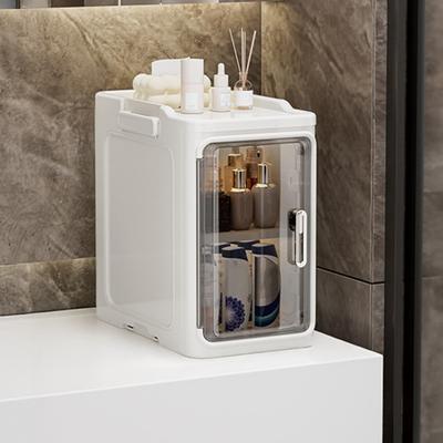 Yousheng Diseño Delgado Gabinete de Almacenamiento para Baño Sistema de Estantes Ajustables Organizador Móvil Plegable para Espacios Pequeños