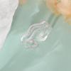 Double-Layer Zircon Ring with Geometric Texture and Full Diamond Water Wave Pattern