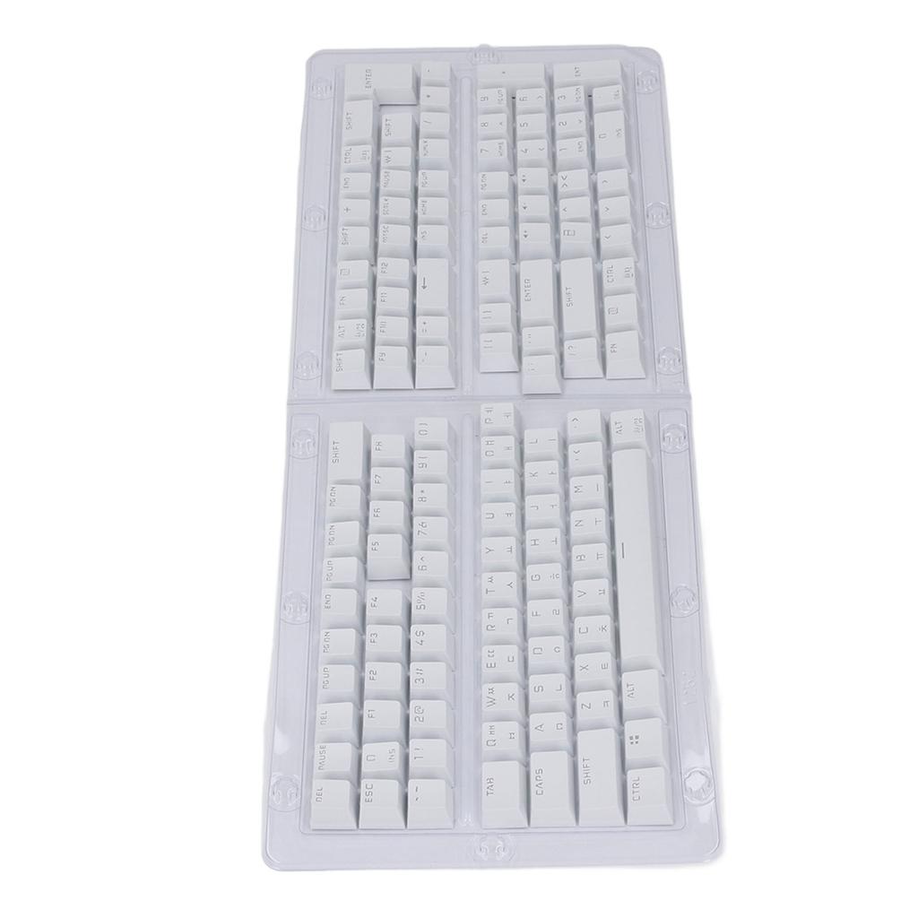 132 Keys Korean Keycaps OEM Height Keycap Replacement for 61 62 64 68 72 75 84 87 88 98 100 104 108 Mechanical Keyboard