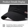 Fashion Anti-Uv Fishing Hat Casual Adjustable Sun Hat Cotton Breathable Flat Top Hat Spring Summer