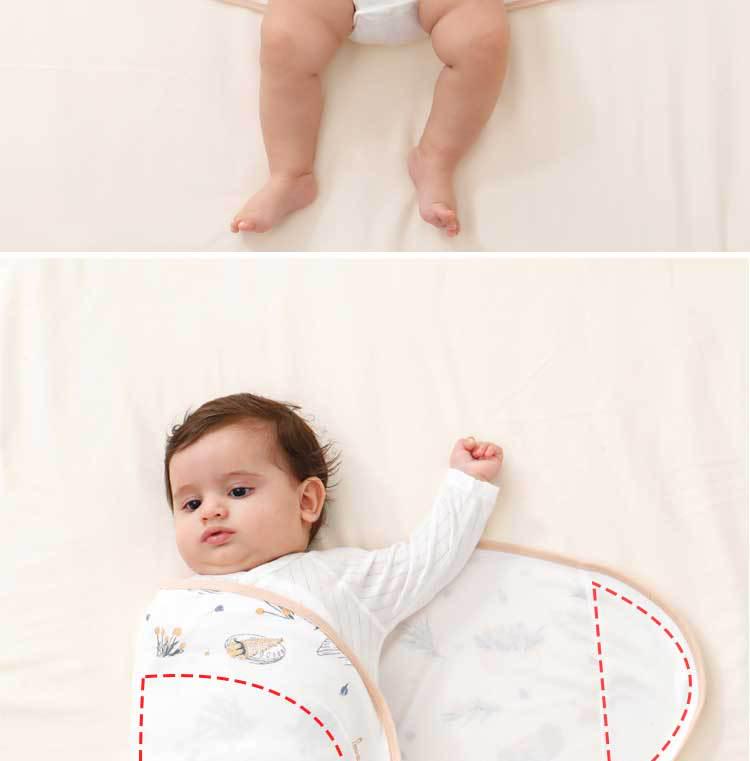 Saco de dormir anti-sobresalto para recién nacidos - Ligero para Primavera/Verano