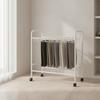 Clothing Organizer Space-Saving Iron Clothing Rack with Side Handles for Dressing Area, Bedroom