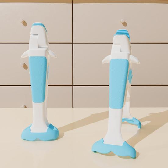 Anti-Scalding Clip Non-Slip Kitchen Tongs Heat-Resistant Plastic Utensil for Bowls And Baking Pans Whale Design Pot Gripper Multi-Purpose Cooking Tool