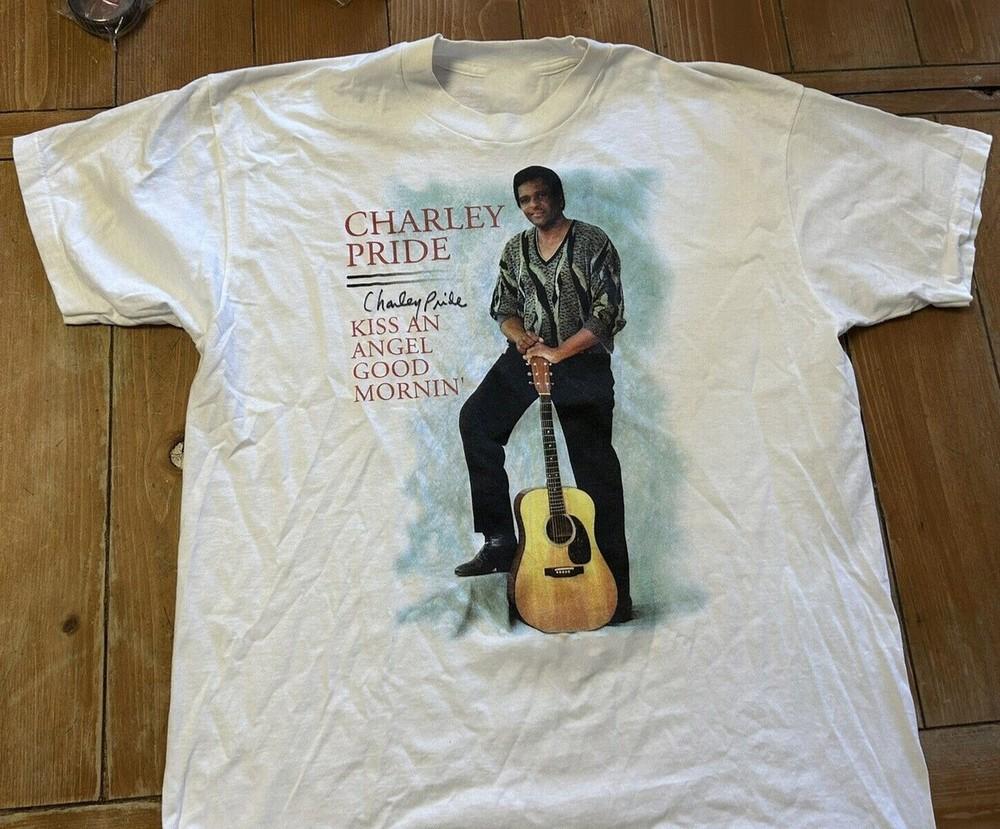Vintage Charley Pride Kiss An Angel Good Morning Tshirt NZL067 Unisex T-Shirt XXL