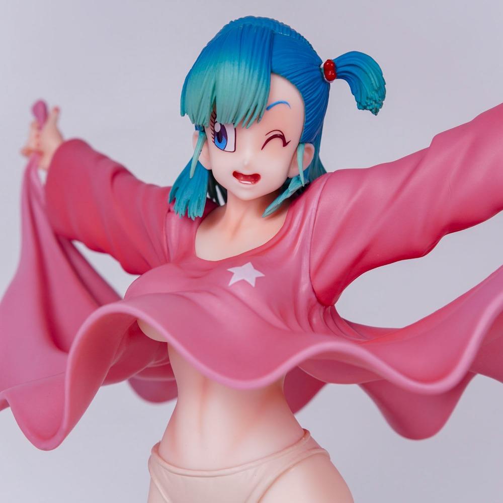 23-26cm Anime Figure Master Roshi Bulma Action Figures Pvc Statue Desktop Ornamen Collection Model Toys Gifts