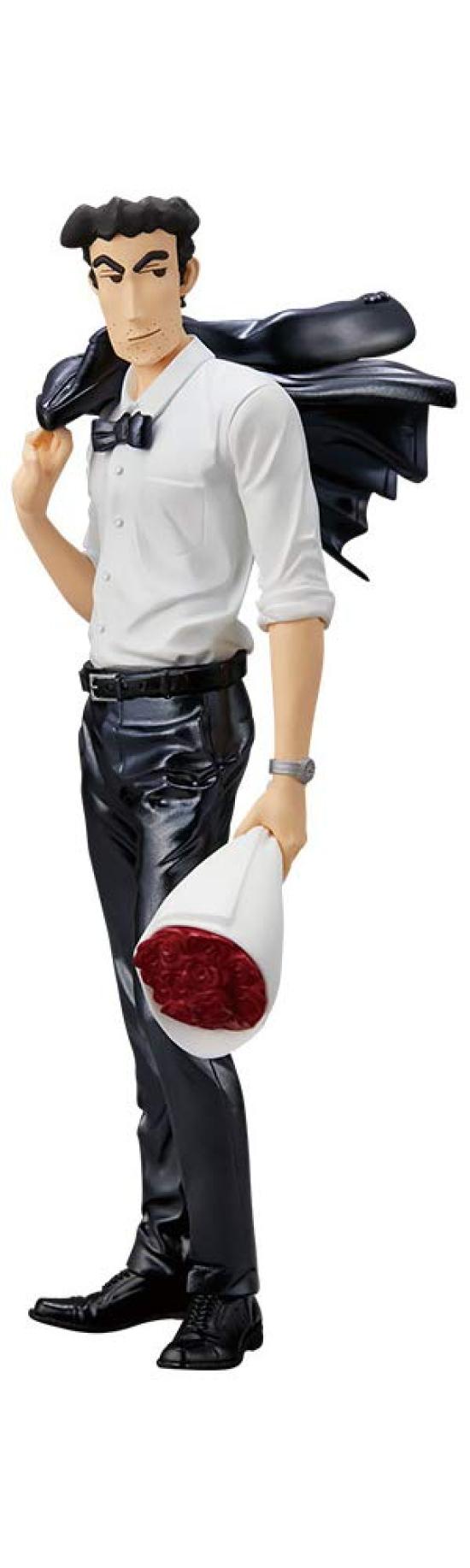 Banpresto Crayon Shin-chan CREATOR×CREATOR My Figure Hiroshi Nohara RETURNS Bouquet Holder (Black) Pearl Ver.