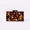 Abendparty Hochzeit Acryl Orange Dekoration Mode Clutch Schale Umhängetasche Neu Schulter Damenkleid Fransen Damen