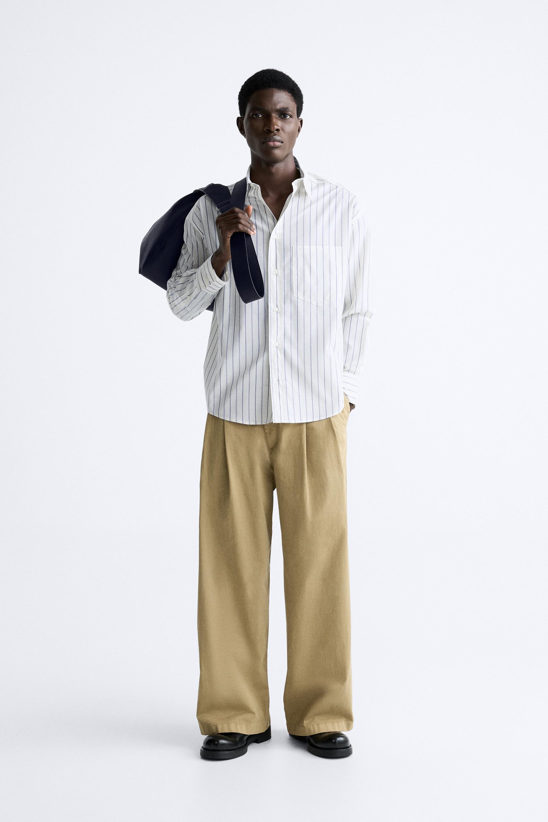 

РУБАШКА В КОНТРАСТНУЮ ПОЛОСКУ