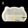 1 peça Pente UV Molde de Silicone para Scrapbooking DIY Resina Artesanato Decorativo Molde para Fazer Joias Resina Epóxi