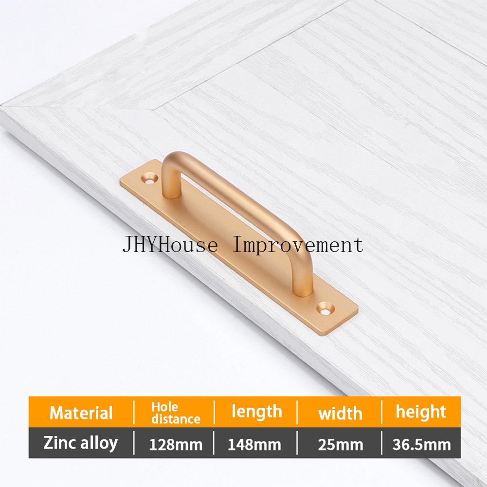 Aluminium Alloy Black Door Handles Balcony Bedroom Kitchen Door Pulls Silver White Furniture Handle Door Hardware knobs