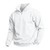 Men's Casual Quarter-Zip Stand Collar Sweatshirt