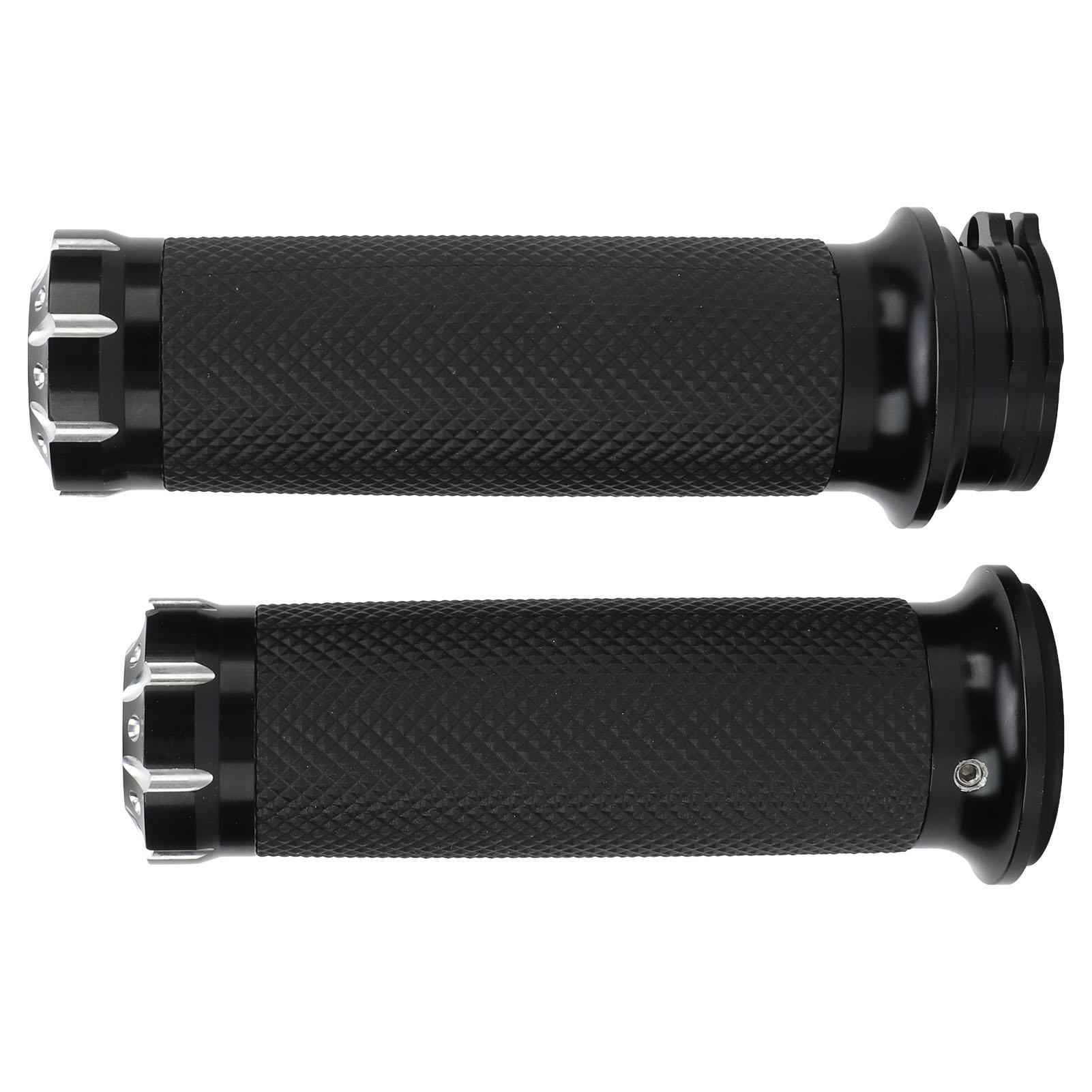 

Комплект из 2 шт. 25 мм Электронная ручка газа Ручки руля Алюминиевый сплав Нескользящая резина Универсальный для мотоциклов велосипедов