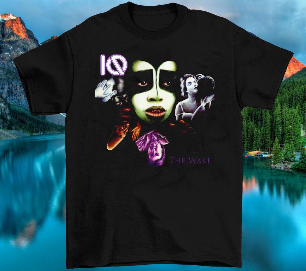 IQ Band The Wake-1 Album Cover Cotton Black All Size Shirt CM336