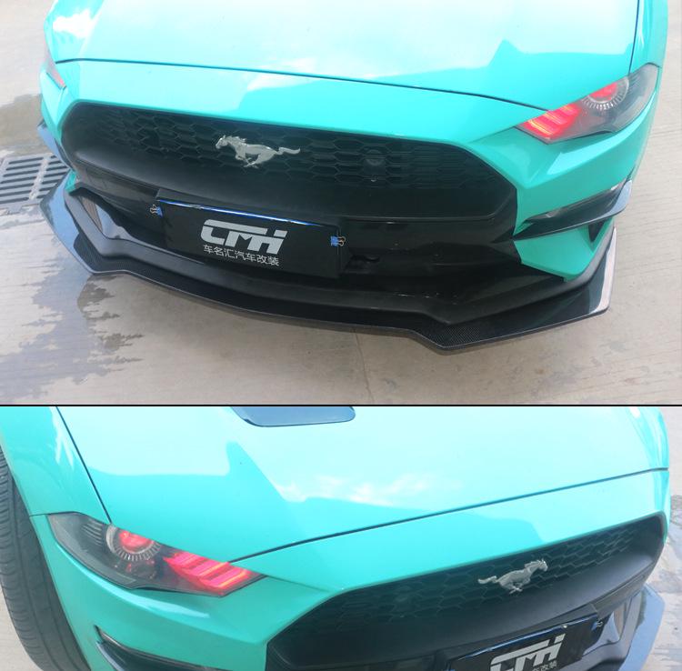 Ford Mustang GT Carbon Fiber Front Lip & Body Kit Upgrade (2018-2020)