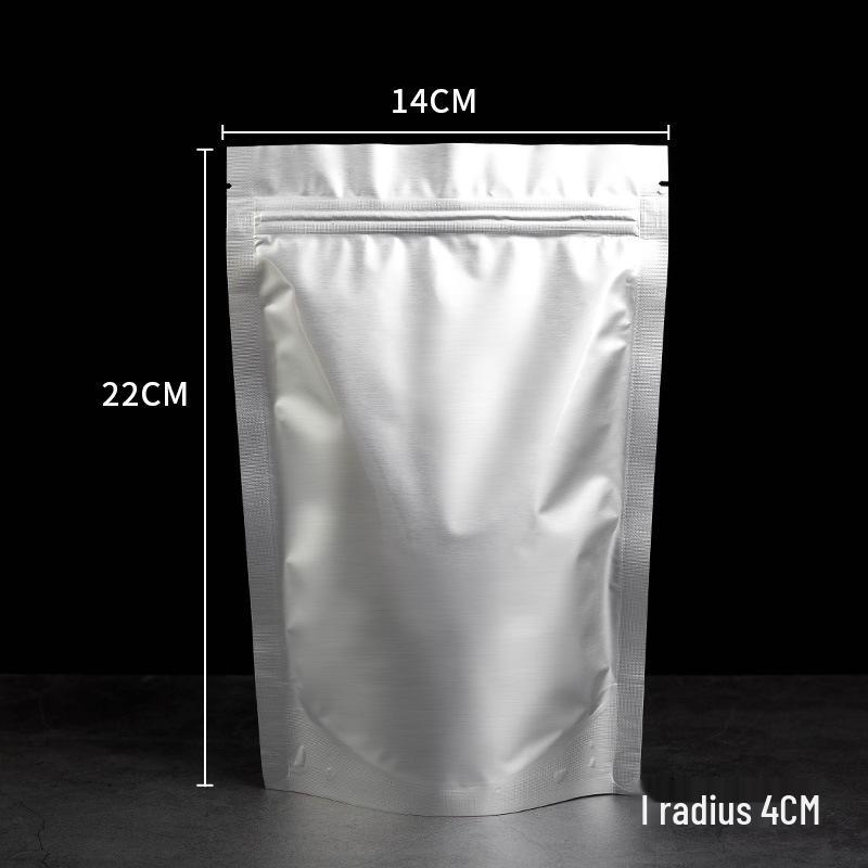 Hliníková fóliová samostojící taška se zipem pro balení potravin