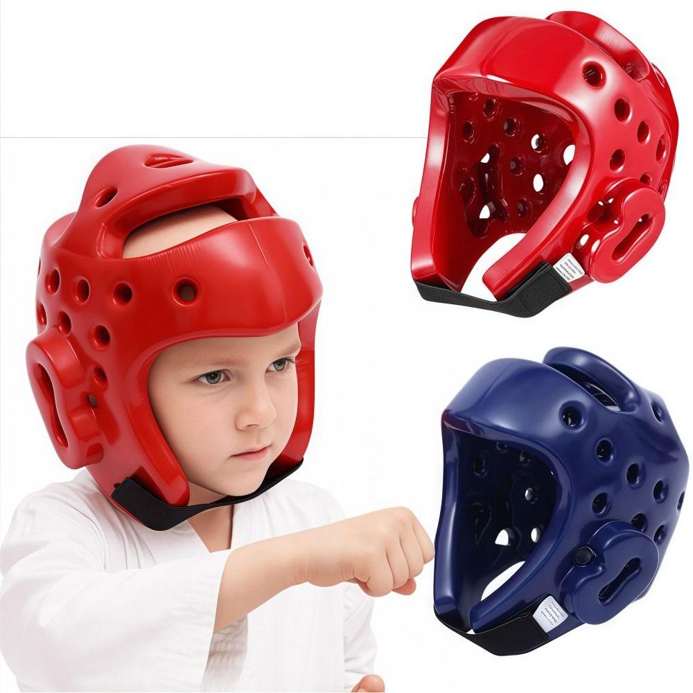 Flexible Kid Taekwondo Helmet Lightweight Head Guard Martial Arts Fight Mask  Children's Taekwondo