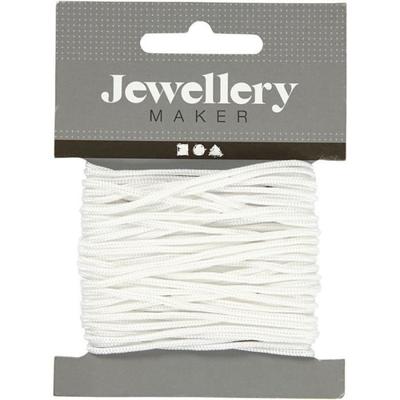 Cord for Macramé - Semi-gloss Nylon Cord - White - 2 Mm - 8 Meters